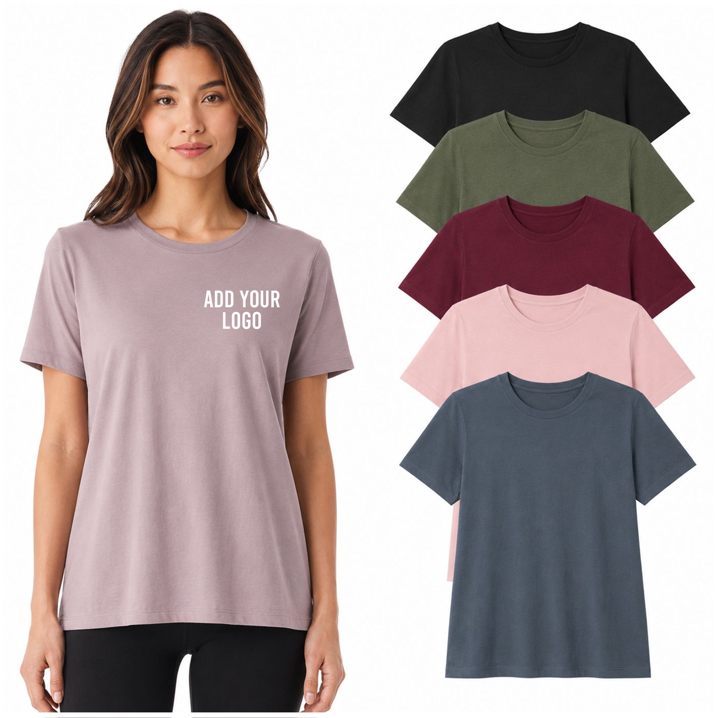 Women's Short Sleeve T-Shirt (6400) — blank, ready for custom branding by Promaroo