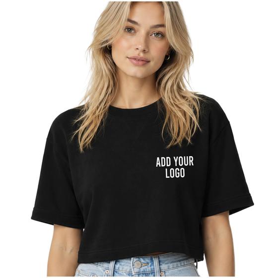 Boxy Crop T-Shirt (FTCB0) — blank, ready for custom branding by Promaroo