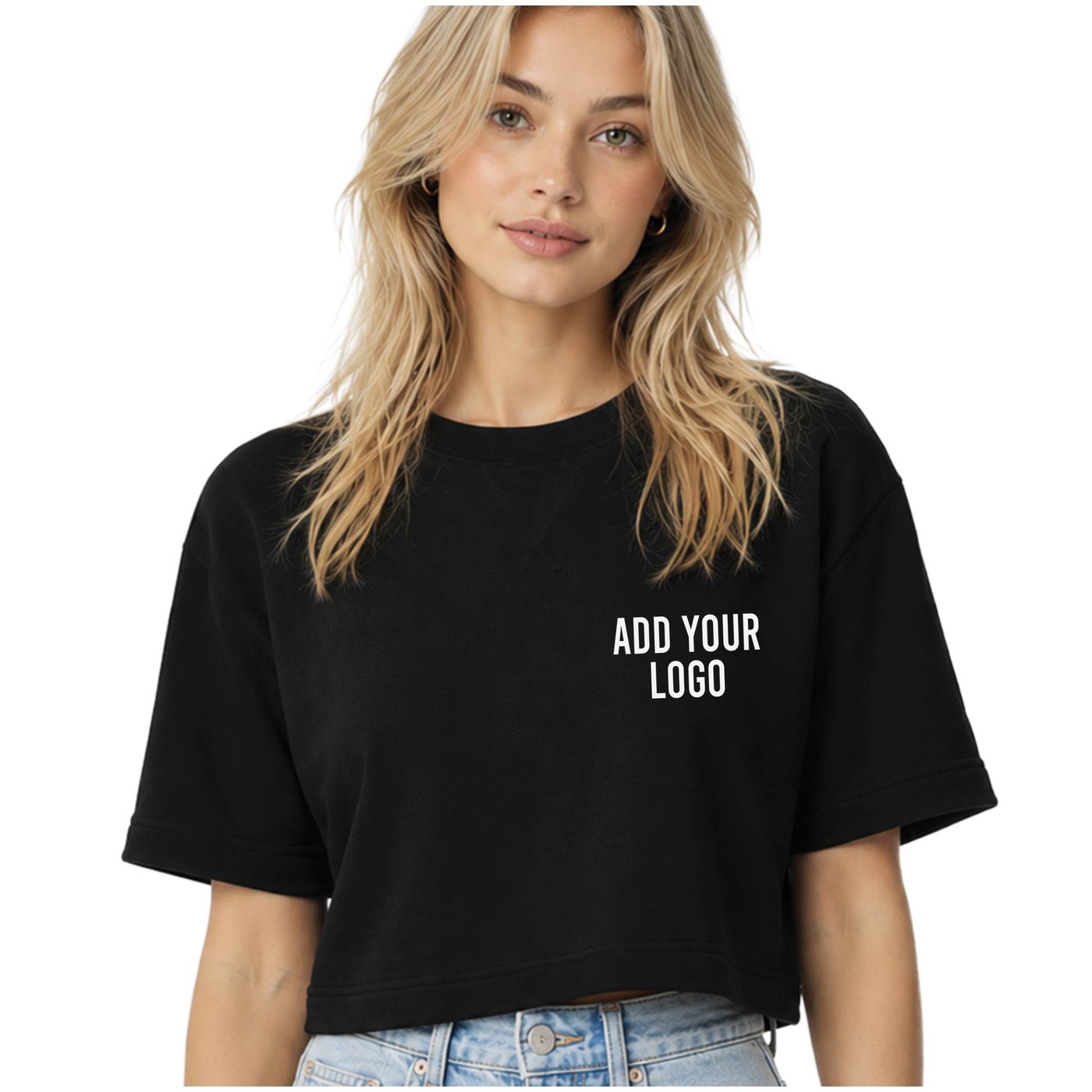 Boxy Crop T-Shirt (FTCB0) — blank, ready for custom branding by Promaroo