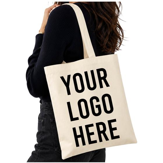 Organic Cotton Tote (OR100) — blank, ready for custom branding by Promaroo