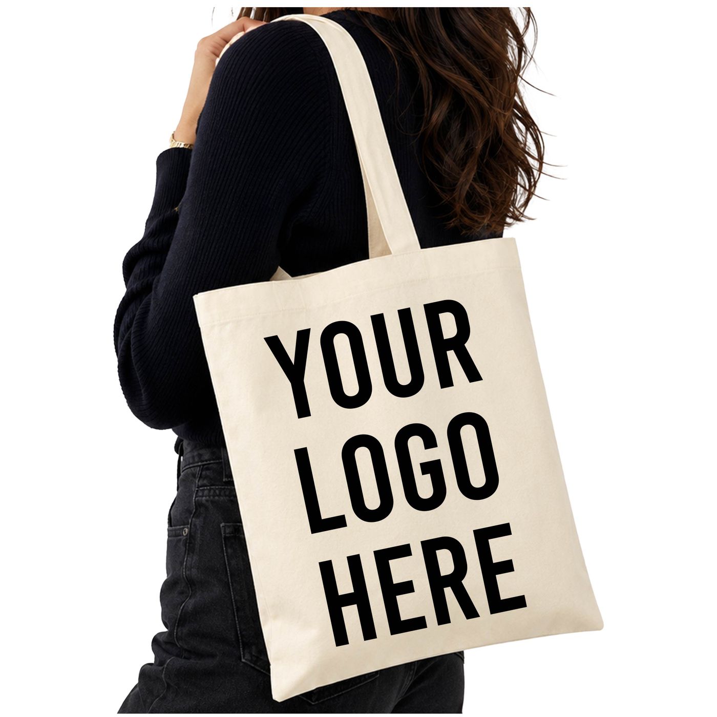 Organic Cotton Tote (OR100) — blank, ready for custom branding by Promaroo