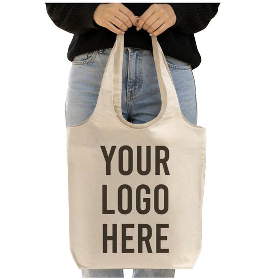 Organic Cotton Tote with Gusset (OR130) — blank, ready for custom branding by Promaroo