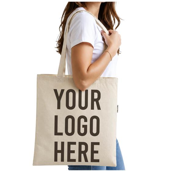 Organic Cotton Shoulder Tote (OR200) — blank, ready for custom branding by Promaroo