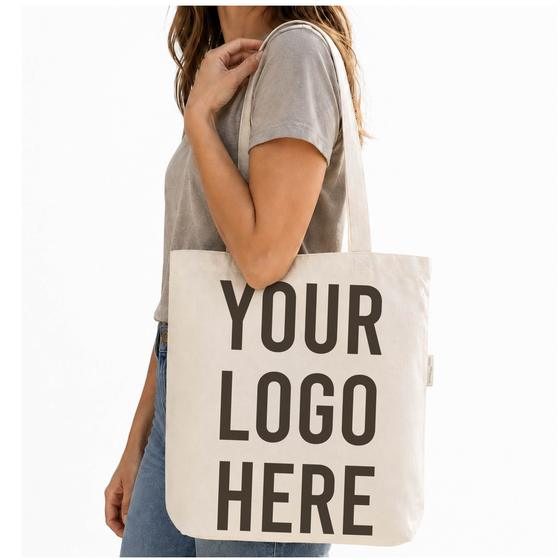 Organic Cotton Tote with Gusset (OR210) — blank, ready for custom branding by Promaroo