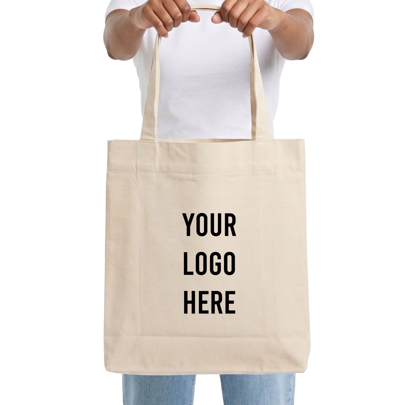 Structured Canvas Tote (RC241) — blank, ready for custom branding by Promaroo
