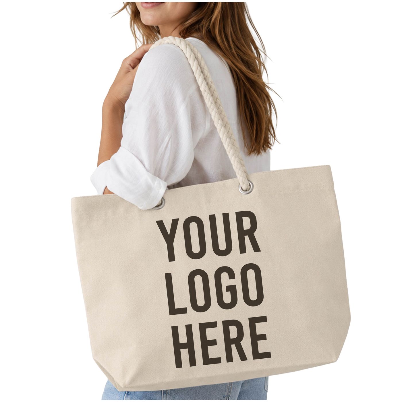 Small Canvas Tote (RP260) — blank, ready for custom branding by Promaroo