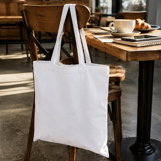 Polyester Canvas Shopper (SB200) — blank, ready for custom branding by Promaroo