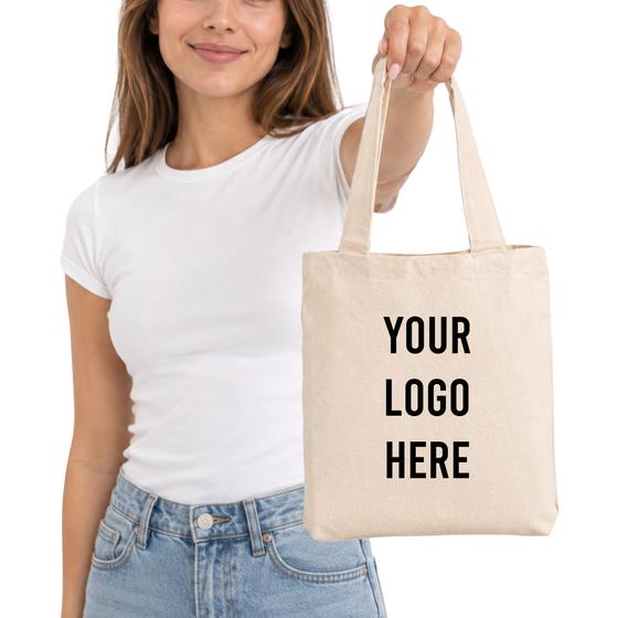 Canvas Tote with Short Handles (TB108) — blank, ready for custom branding by Promaroo