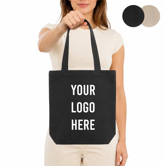 Canvas Tote with Contrast Handles (TB111) — blank, ready for custom branding by Promaroo