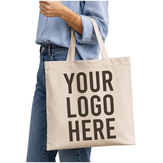 Large Canvas Shoulder Tote (TB200) — blank, ready for custom branding by Promaroo