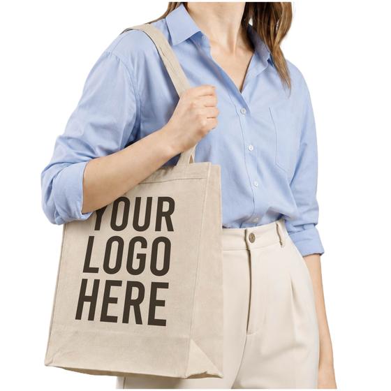 Canvas Tote with Gusset (TF210) — blank, ready for custom branding by Promaroo