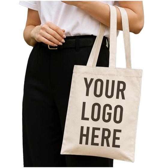 Canvas Shoulder Tote (TF220) — blank, ready for custom branding by Promaroo