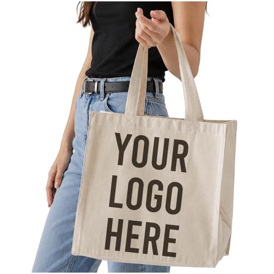 Structured Canvas Tote (TF226) — blank, ready for custom branding by Promaroo