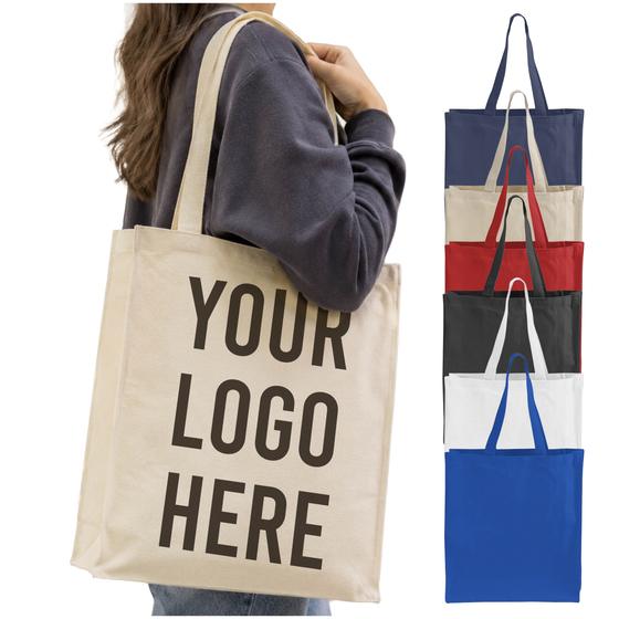 Canvas Tote with Colour Body (TF230) — blank, ready for custom branding by Promaroo