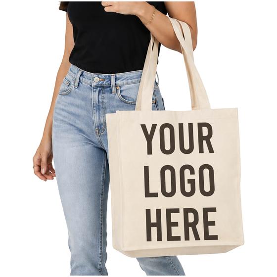 Canvas Tote with Long Handles (TF254) — blank, ready for custom branding by Promaroo