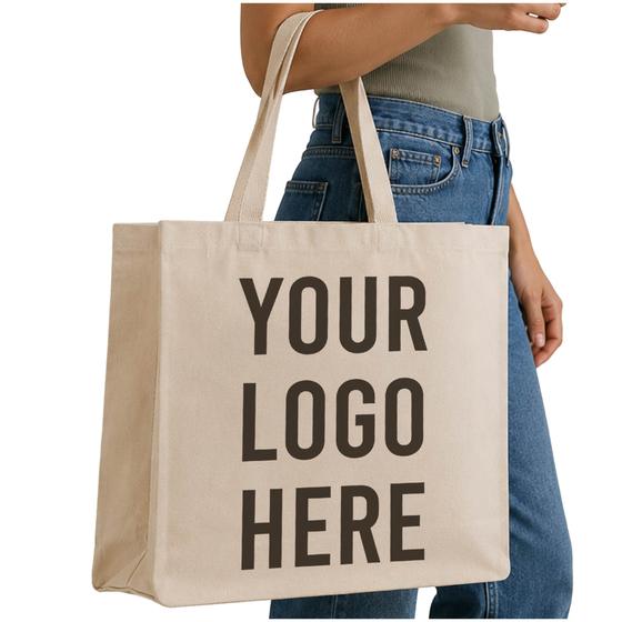 Extra Large Canvas Tote (TF290) — blank, ready for custom branding by Promaroo