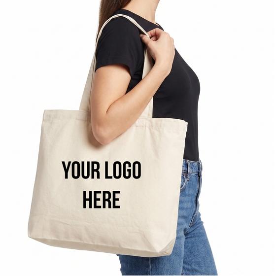 Large Canvas Tote (TG218) — blank, ready for custom branding by Promaroo