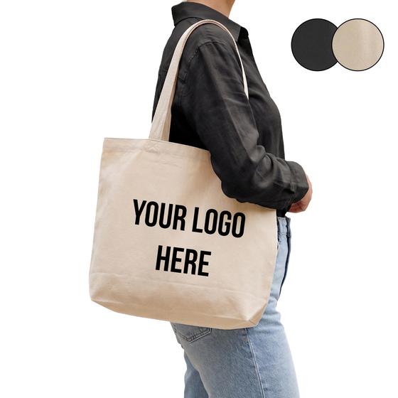 Large Canvas Tote with Long Handles (TG250) — blank, ready for custom branding by Promaroo