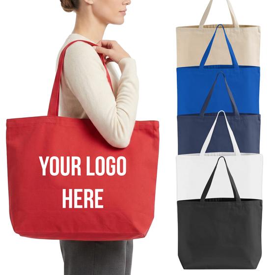 Large Cotton Tote (TG260) — blank, ready for custom branding by Promaroo