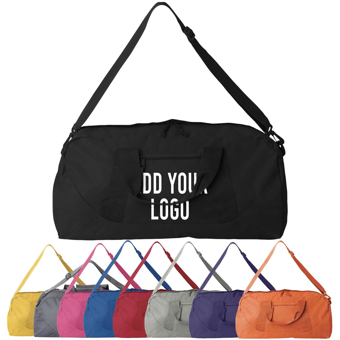 Barrel Duffel Bag (8806) — blank, ready for custom branding by Promaroo
