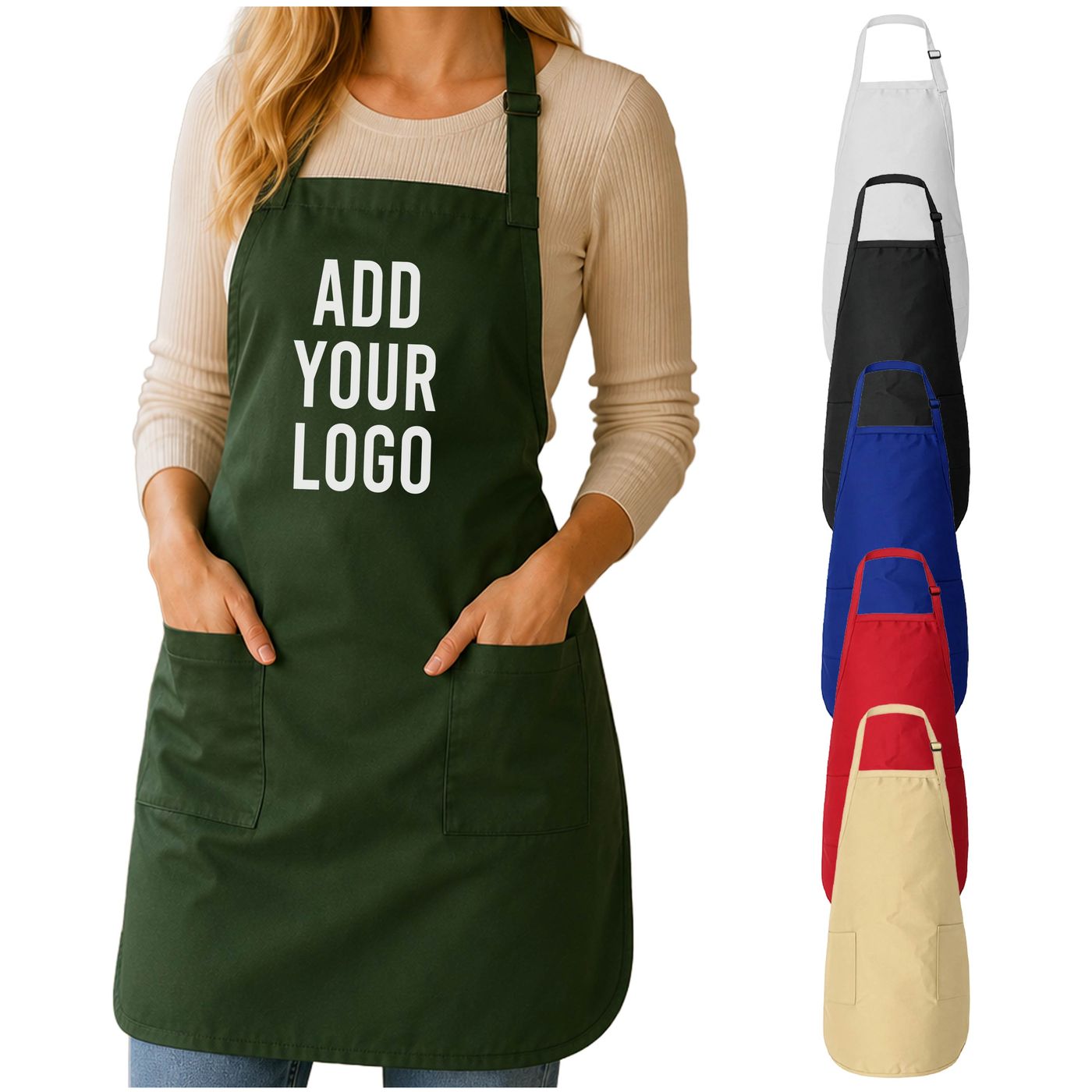 Custom Apron (APRON) — blank, ready for custom branding by Promaroo