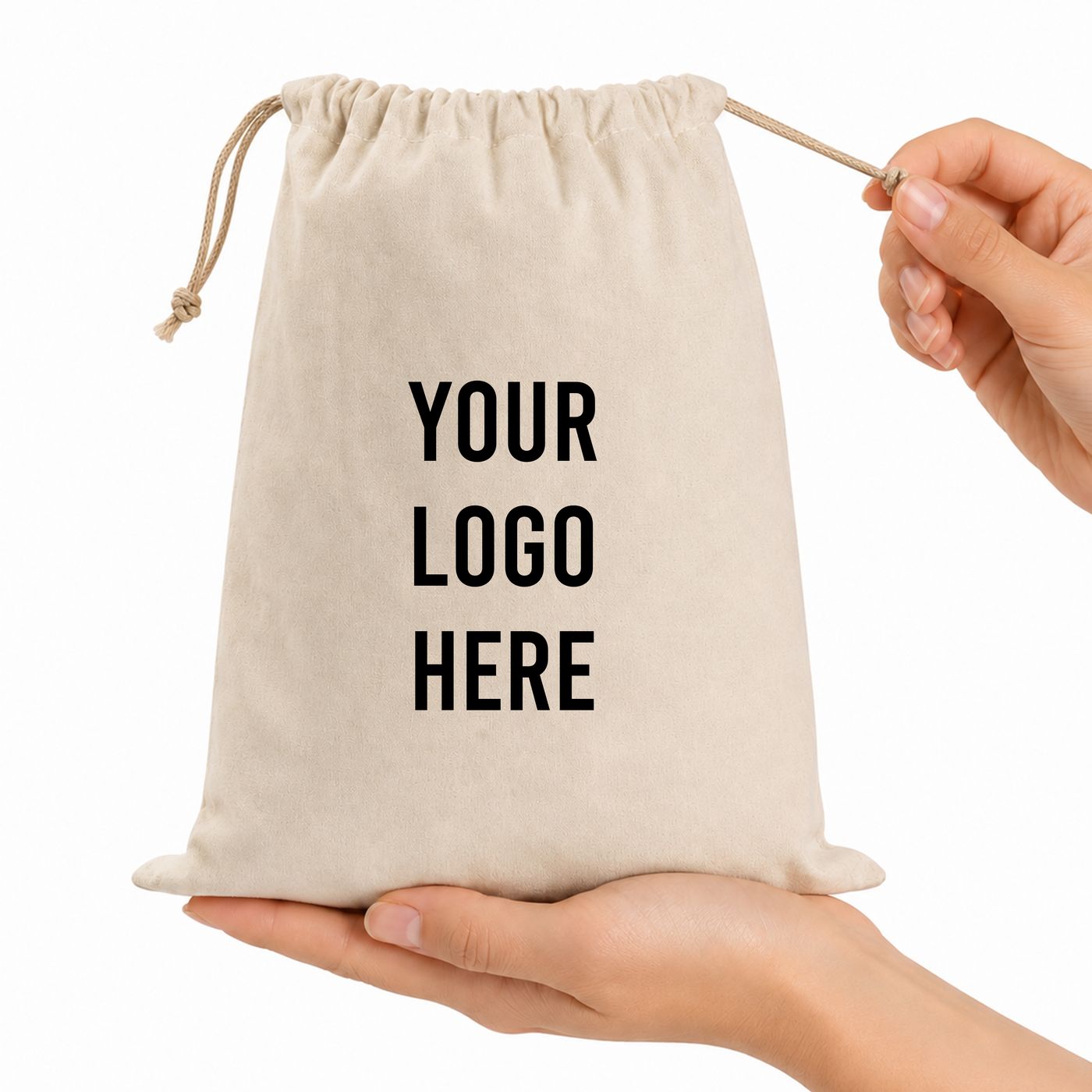 Cotton Muslin Gift Bag — Medium (GB046) — blank, ready for custom branding by Promaroo